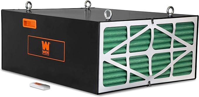 WEN 3417 3-Speed Remote-Controlled Industrial-Strength Air Filtration System - Image 2