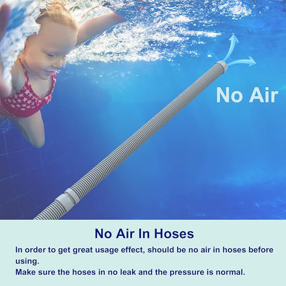 Poolvio Professional Swimming Pool Vacuum Cleaner Hose -1.5” 8 Piece Hoses - Image 6