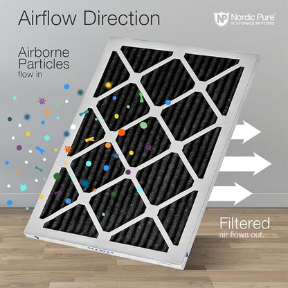 Nordic Pure 14x20x1 Pure Carbon Pleated Odor Reduction Furnace Air Filters 2 - Image 8