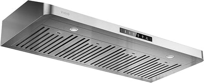 Range Hood 42 Inch Under Cabinet, 980CFM Fast Venting Ducted, Kitchen Hood by VIKIOHOME
