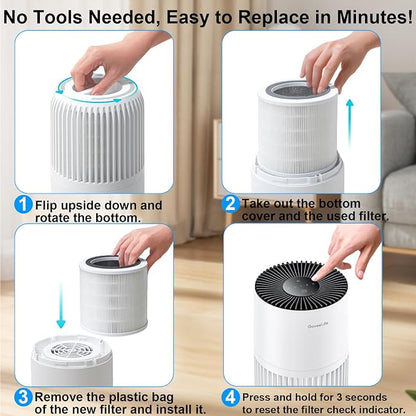 H7126 Replacement Filter for GoveeLife H7126 Mini Air Purifier, Govee Air - Image 6