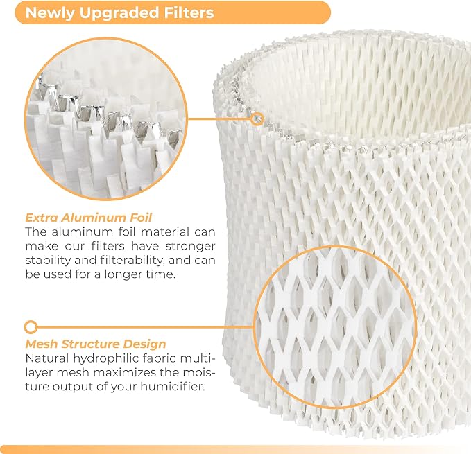 ANTOBLE 2 Pack HC-888 HC-888N Humidifier Wicking Filters Replacements - Image 4