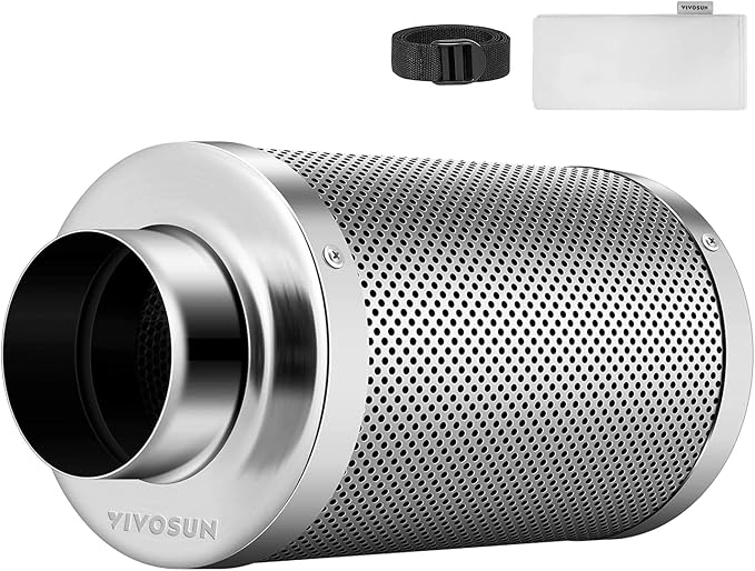 VIVOSUN 4 Inch Air Carbon Filter Smellines Control by VIVOSUN