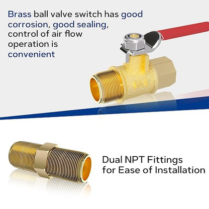 NEWPO 1/2" 3 Stage Air Drying System, Air Dryer - Image 8
