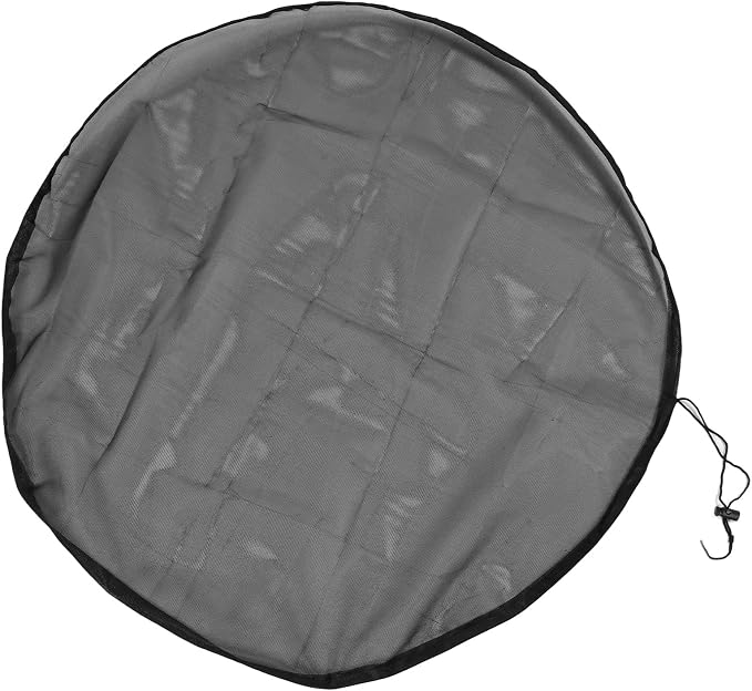 Rain Mesh Cover, Mesh Cover for Rain Barrels, Drawstring Leaf Filter Water by Vvikizy