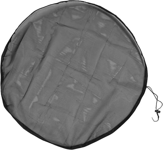 Rain Mesh Cover, Mesh Cover for Rain Barrels, Drawstring Leaf Filter Water by Vvikizy