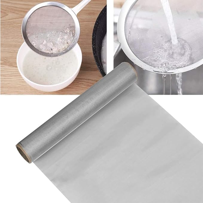 304 Stainless Steel Woven Wire Mesh, Metal Mesh Panel, 150 Mesh Ultra-Fine - Image 6