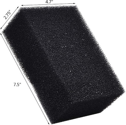 Hipanda Filter Foam Sponges, Bio Sponge Filter Media Pad, Cut-to-Size Foam - Image 2