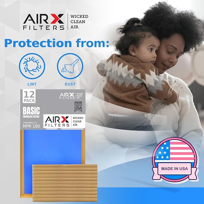 12x12x1 Air Filter Comparable to MPR 100 Basic Economy Furnace Filters - Image 5