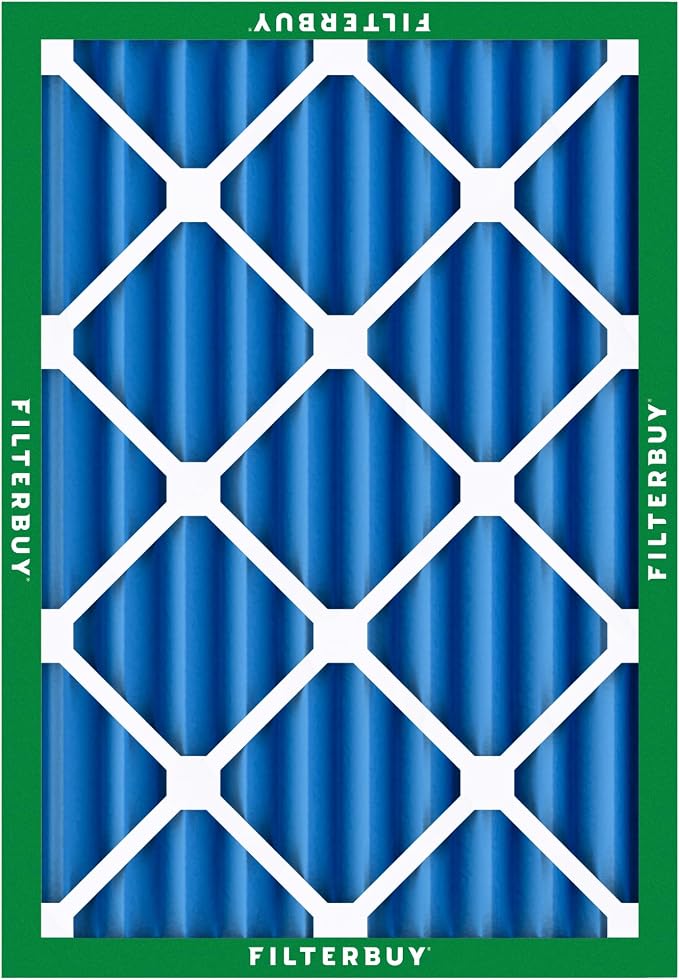 Filterbuy 20x25x4 Air Filter MERV 13 Optimal Smoke & Allergy Defense, - Image 8