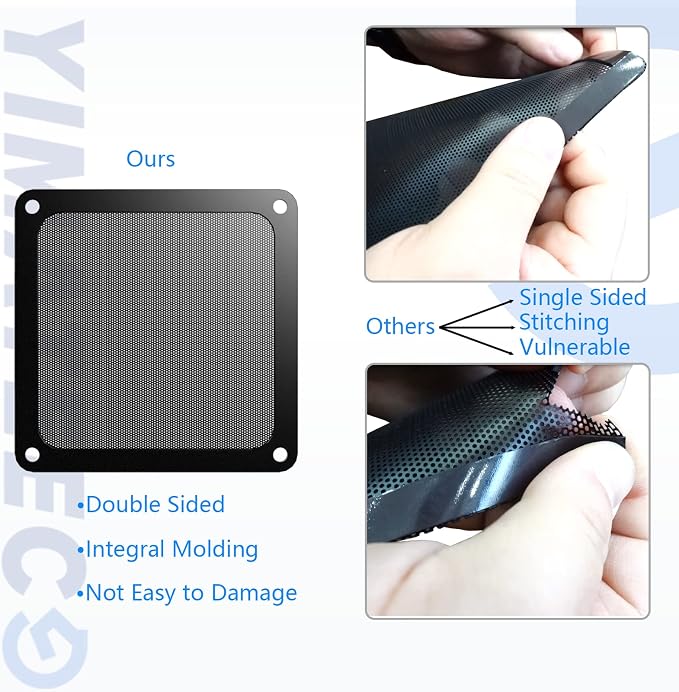 Dust Filter PC 140mm -5Pack Magnetic Fan Dust Mesh Filter - Image 4