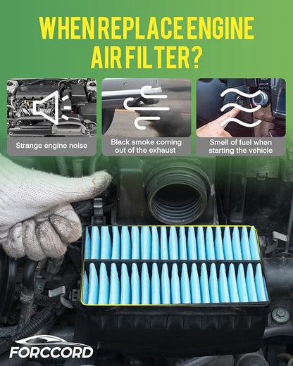 Cabin & Engine Air Filter Fit for Kia Sorento 2.0L 2.4L 3.3L Activated Carbon - Image 6
