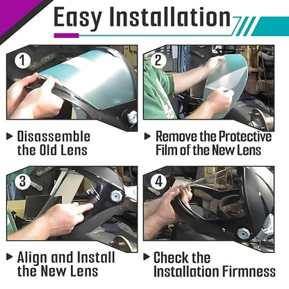 8 Pcs Face Shield Replacement Window Compatible - Image 7