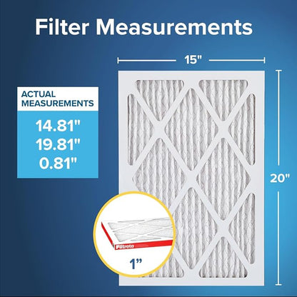 Filtrete 15x20x1 AC Furnace Air Filter, MERV 11, MPR 1000, Micro Allergen - Image 2
