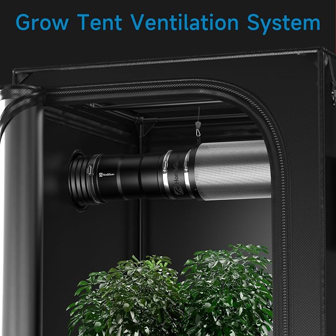 Hon&Guan 6" Air Filtration Kit: 6 Inch Inline Duct Fan - Image 8