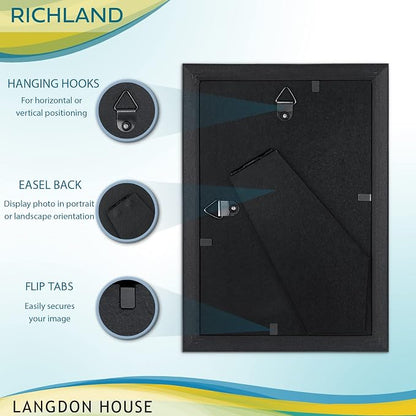 Langdon House 4x6 Picture Frames Set Distinguished Edging - Image 3