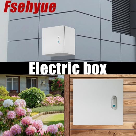 Electrical Box 12 x 12 x 8 Inch Indoor Outdoor Electrical Enclosure Box Steel - Image 7