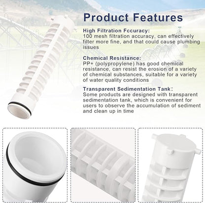 1-1/2" 100 Mesh Spin Down Sediment Replacement Water Filter Screen, Spin Down 1 - Image 4