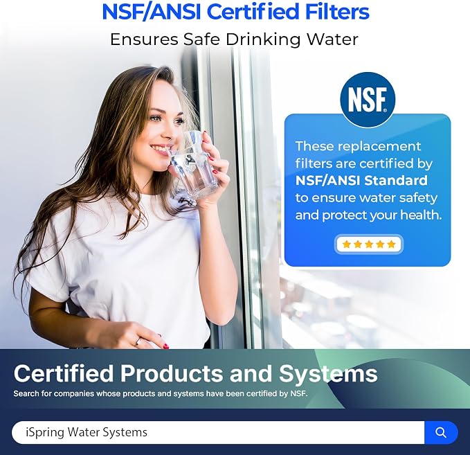 iSpring F19K75 NSF Certified 2-Year Replacement Filter Set - Image 2