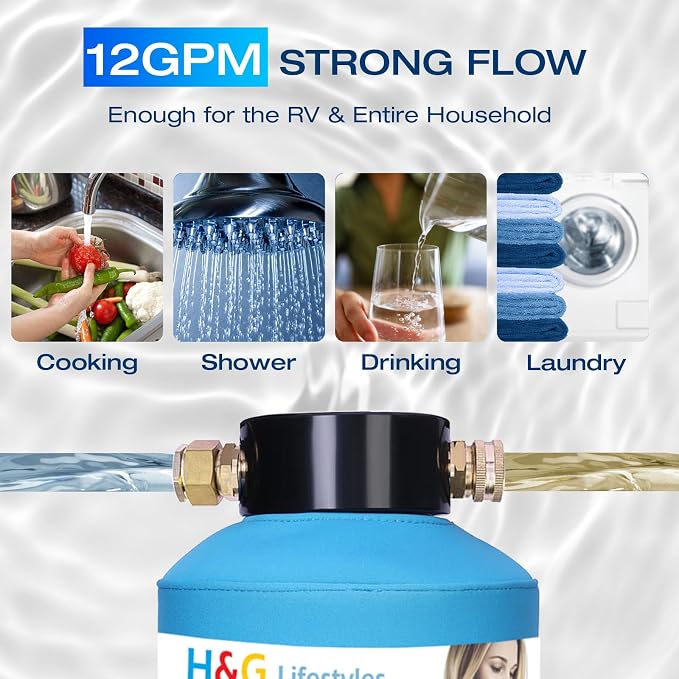 H&G Lifestyles RV Water Filter, Iron Filter - Image 4