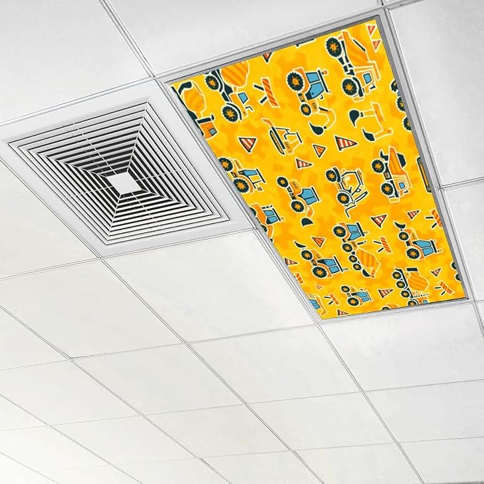 6 Pcs Fluorescent Light Covers for Ceiling Lights Construction Equipment - Image 6