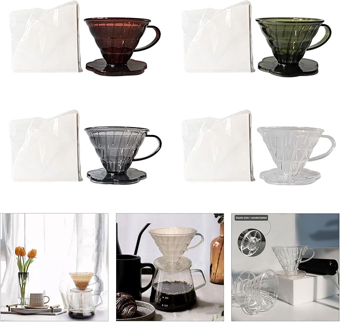 Coffee Filter Cup Dripper Cone for Home Kitchens Slow Brewed Maker - Image 2
