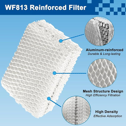 6 Pack WF813 Humidifier Filter Replacement, Upgraded Humidifier Wick Filter - Image 3