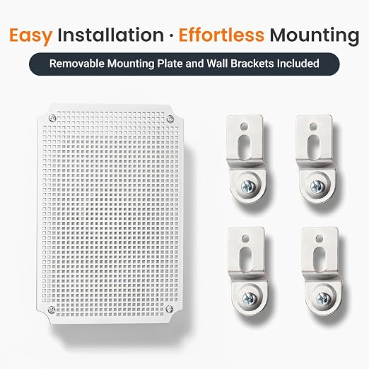 QILIPSU Outdoor WiFi Enclosure, 11.4"x7.5"x5.5" Waterproof Electrical Junction - Image 8