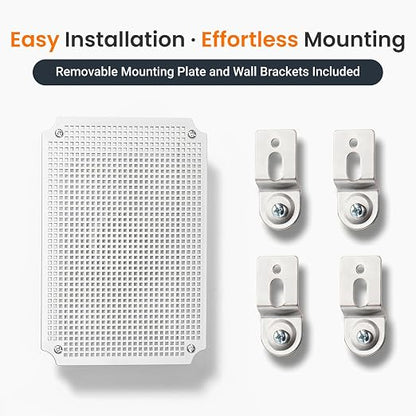 QILIPSU Outdoor WiFi Enclosure, 11.4"x7.5"x5.5" Waterproof Electrical Junction - Image 8