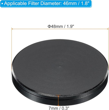 PATIKIL 46mm Lens Cap, Camera Lens Cap Cover Universal Front Metal Lens Filter - Image 2