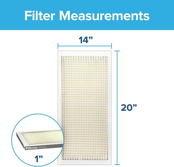 Filtrete 14x20x1 AC Furnace Air Filter MERV 5 MPR 300 Capture Unwanted - Image 2
