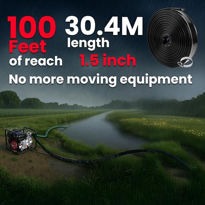 XtremepowerUS Backwash Hose Extra Heavy-Duty Pool Drain Hose 2" x 50 ft – 47 - Image 6
