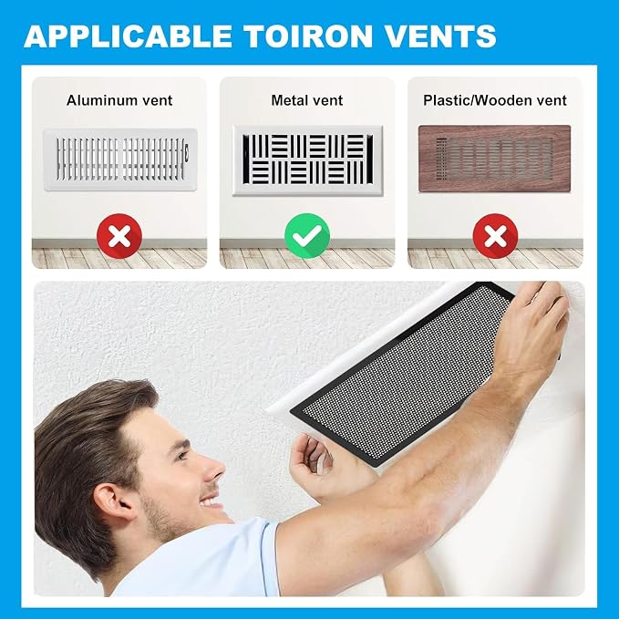 4-Pack 7"x13" Powerful Magnetic Vent Covers - Image 6