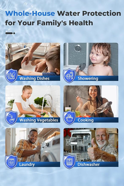 iSpring F3WGB32BCPB 20" x 4.5" Whole House Water Filters - Image 7