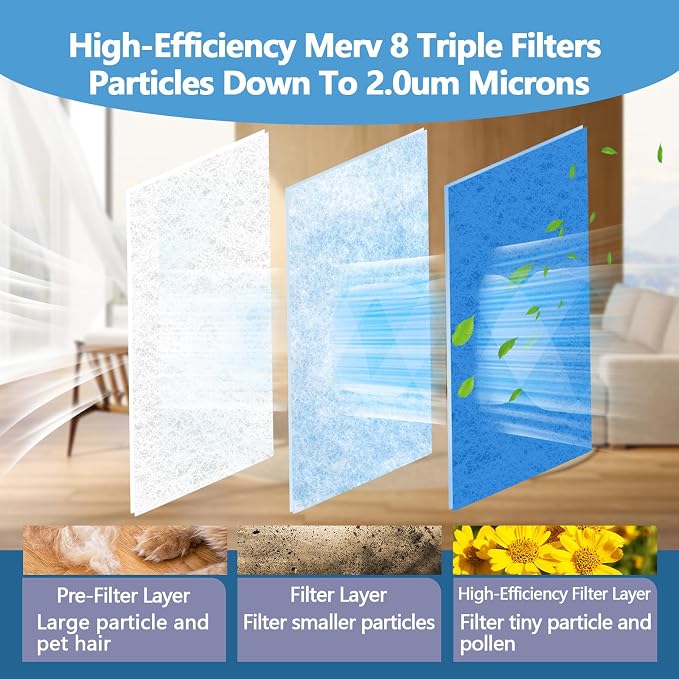 12" x 90" Air Vent Filters, - Image 3