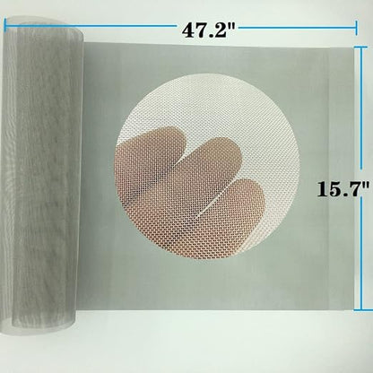 Stainless Steel Mesh Screen #60Mesh -Size:15.7"x47.2" SS304 Wire Mesh Screen - Image 2