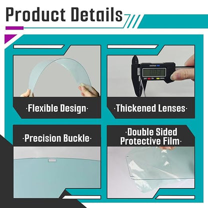 4 Pcs Face Shield Replacement Window Compatible - Image 6