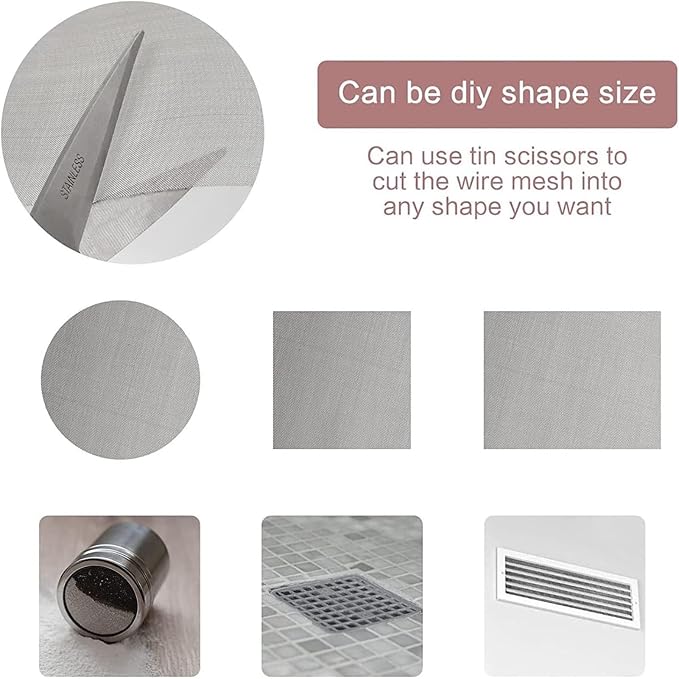 304 Stainless Steel Woven Wire Mesh, 100 Mesh Filter Screen, Heat-Resistant - Image 4