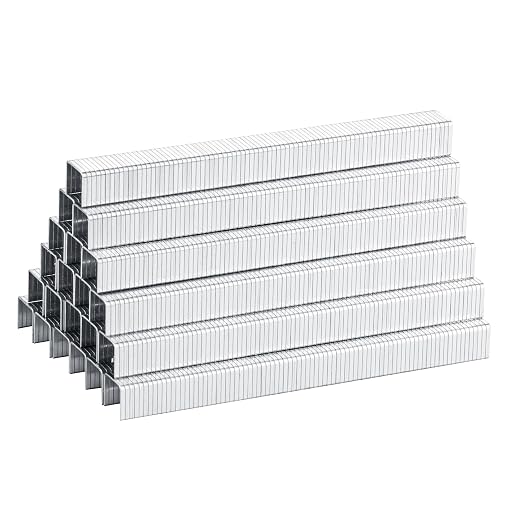 meite T-50 Staple Gun Staples, 3/8 Inch Heavy Duty Staples, Galvanized 20 Gauge by meite