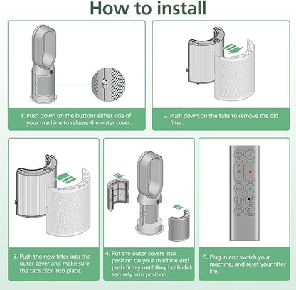 360 Combi Glass HEPA + Carbon Filter Replacement - Image 5