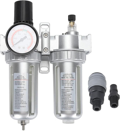 Compressed Air Line Filter, Aluminum Alloy Filter Back Fastening Design 5-60℃ by Oumefar