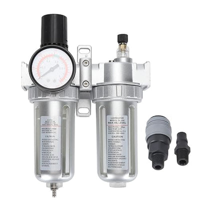 1/4 Inch Aluminum Alloy Air Filter Pressure Regulator, Compressed Air Line by Unknown