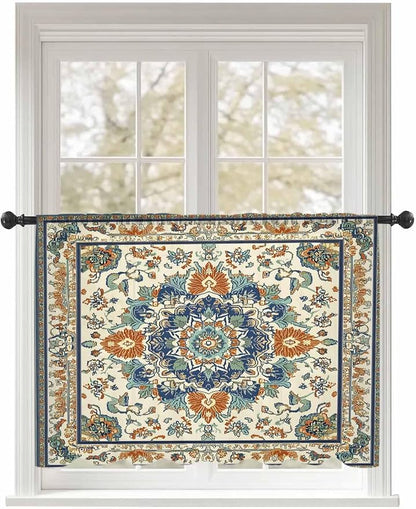 Sheer Curtains 54 Inch Length, Southwest Farmhouse Semi Sheer Curtains Light by Unknown