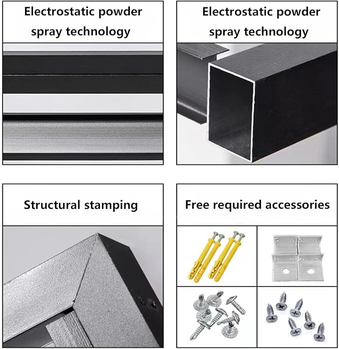 Pool pump covers for outside units, outdoor garbage can enclosures, aluminum - Image 4