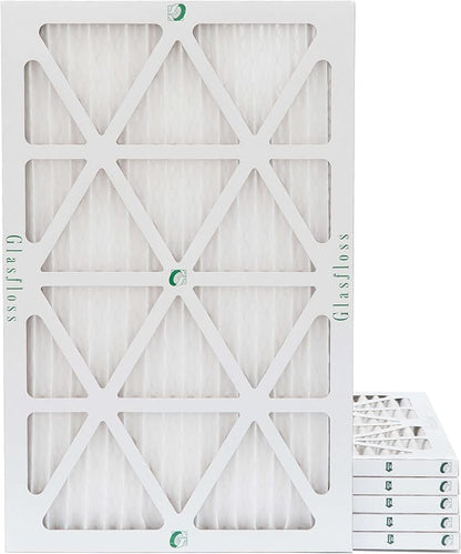 Glasfloss 14x24x1 MERV 10 Pleated Air Filters Box of 6. Actual Size: 13-1/2 x by Glasfloss