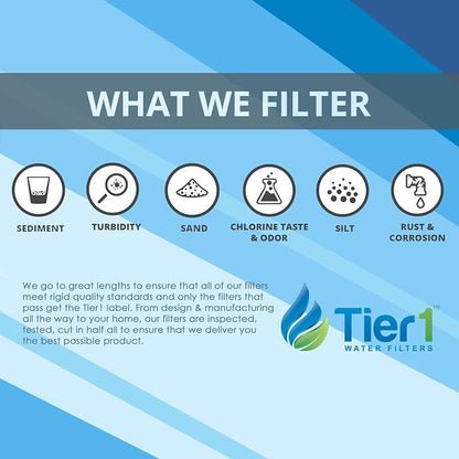 Tier1 0.5 Micron 10 Inch x 2.5 Inch | Radial Flow Whole House Carbon Water - Image 3