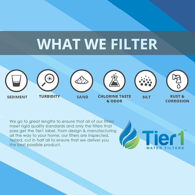Tier1 5 Micron 10 Inch x 2.5 Inch | Whole House Carbon Block Water Filter - Image 6