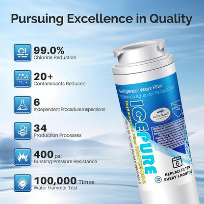 ICEPURE UKF8001Refrigerator Water Filter Replacement - Image 6