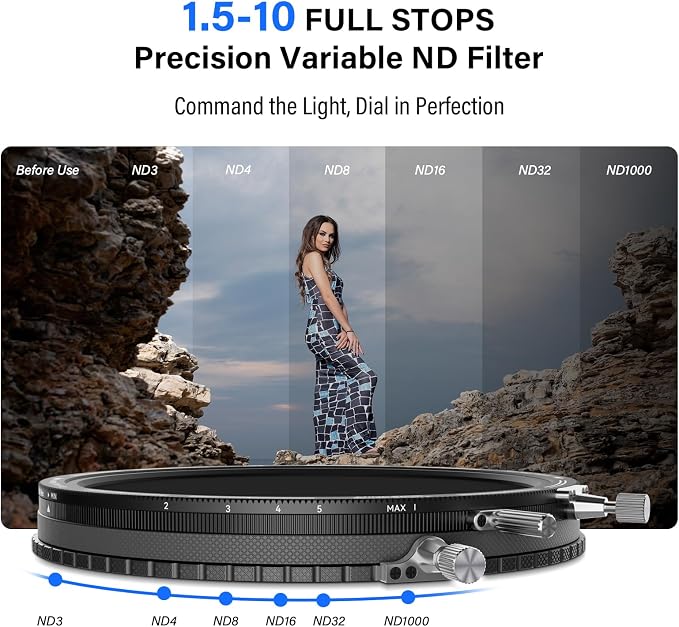 H&Y RevoRing MKⅡ82mm 86mm 92mm 95mm Variable ND Filter & CPL Polarizer - Image 4