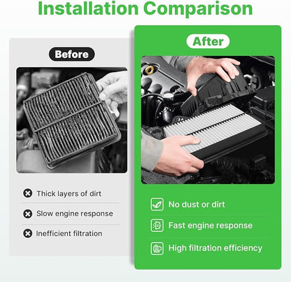 Engine+Cabin Air Filters Fit for HYBRID Hyundai Santa Fe 21-25, Sonata 20-25 - Image 5